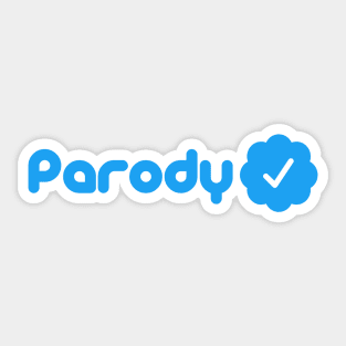 Social Media Parody Sticker